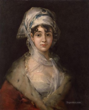 Actress Antonia Zarate Francisco de Goya Oil Paintings